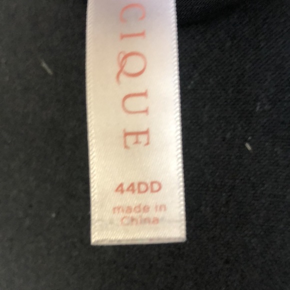 CACIQUE black bra. Size 44 DD. - Picture 3 of 9